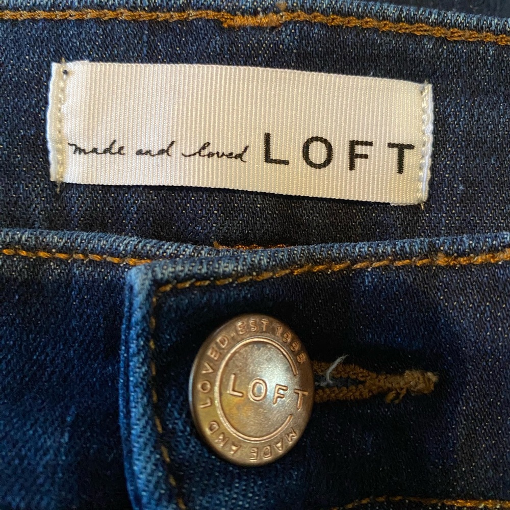 Loft Double Frayed Hem Modern
Skinny Jeans Size 28/6 - Picture 8 of 9